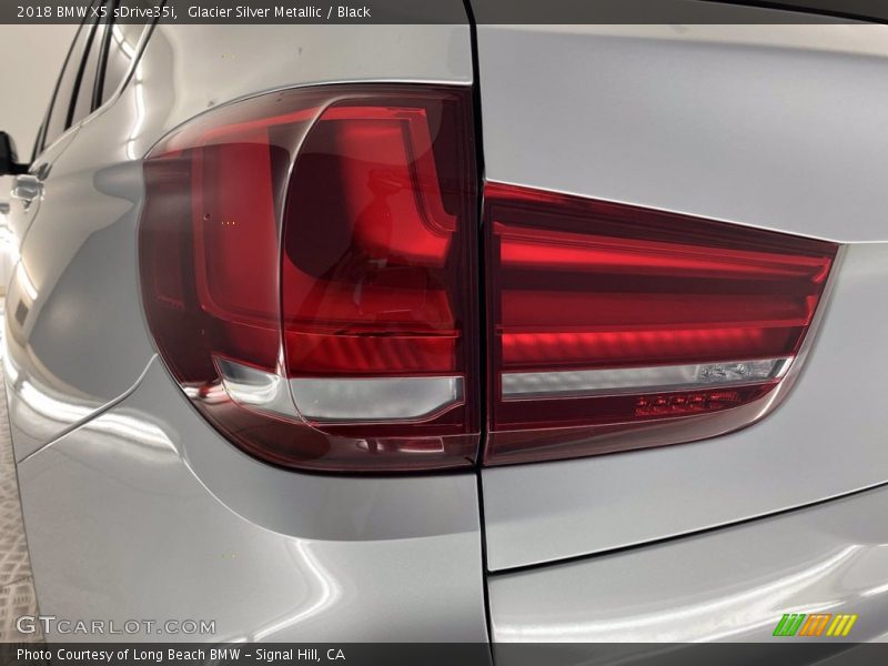 Glacier Silver Metallic / Black 2018 BMW X5 sDrive35i