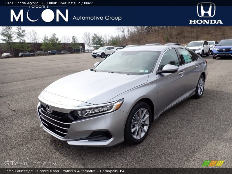 Lunar Silver Metallic / Black 2021 Honda Accord LX