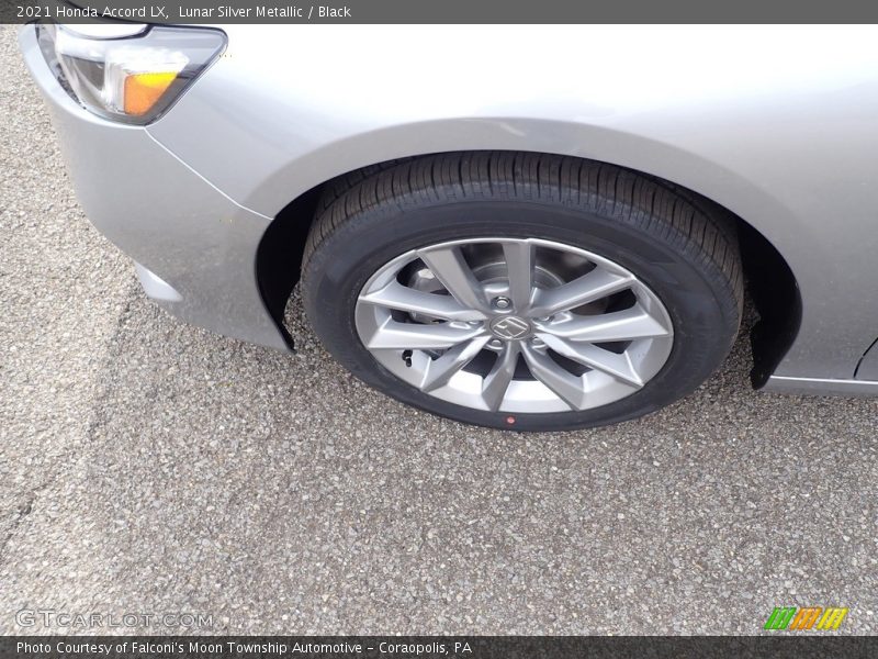 Lunar Silver Metallic / Black 2021 Honda Accord LX