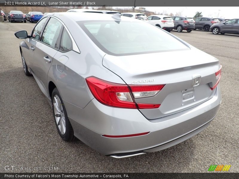 Lunar Silver Metallic / Black 2021 Honda Accord LX