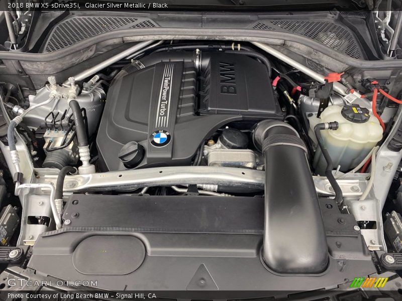Glacier Silver Metallic / Black 2018 BMW X5 sDrive35i