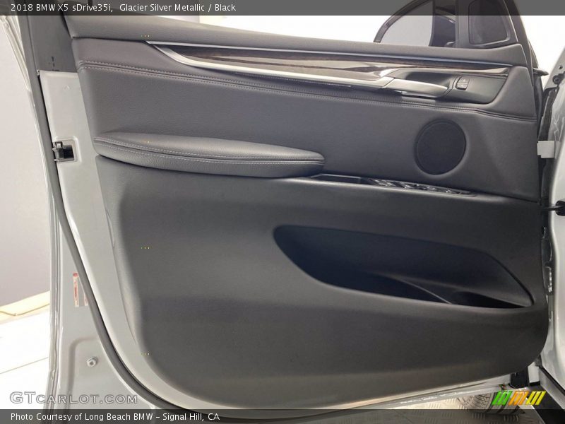 Glacier Silver Metallic / Black 2018 BMW X5 sDrive35i