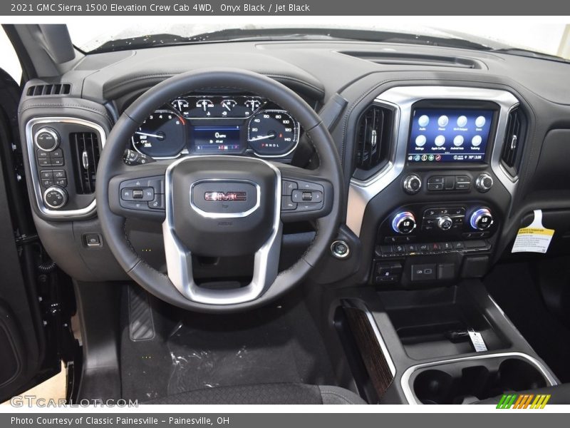 Onyx Black / Jet Black 2021 GMC Sierra 1500 Elevation Crew Cab 4WD