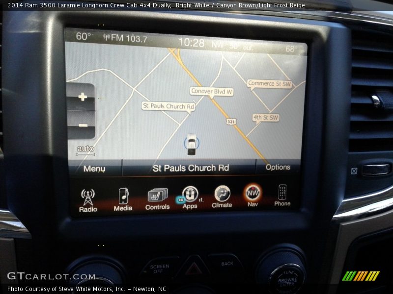 Navigation of 2014 3500 Laramie Longhorn Crew Cab 4x4 Dually