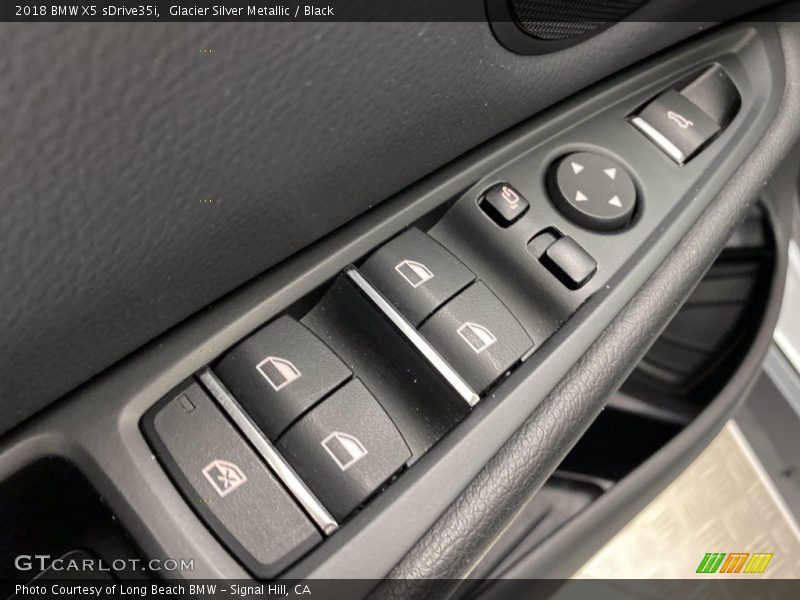 Glacier Silver Metallic / Black 2018 BMW X5 sDrive35i