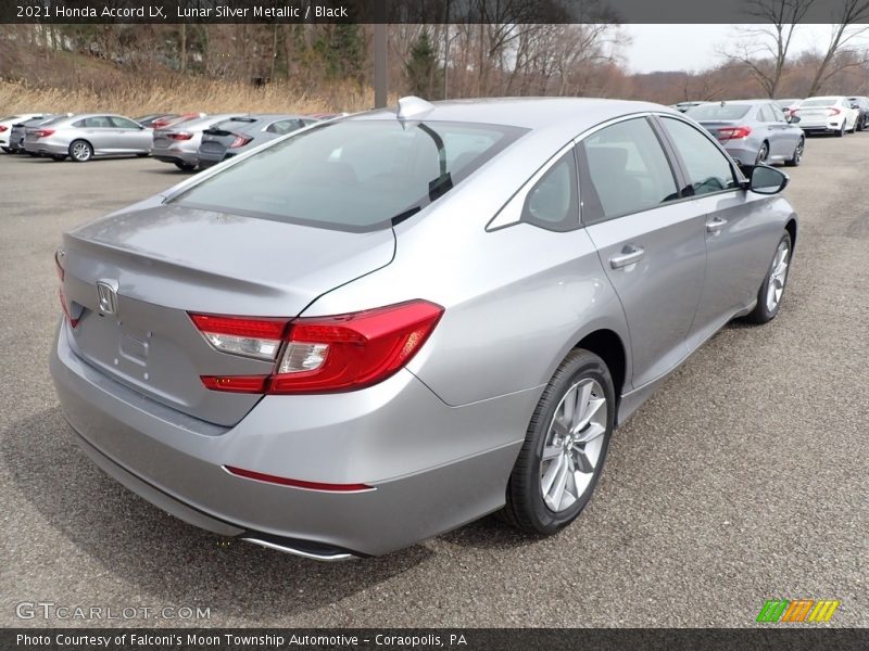 Lunar Silver Metallic / Black 2021 Honda Accord LX