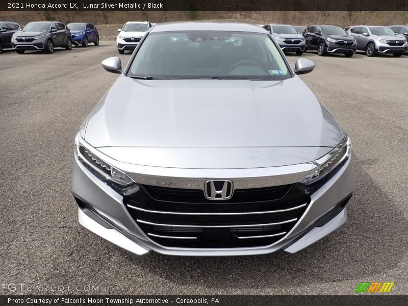 Lunar Silver Metallic / Black 2021 Honda Accord LX