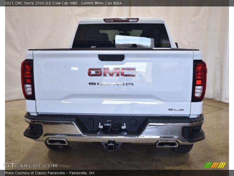 Summit White / Jet Black 2021 GMC Sierra 1500 SLE Crew Cab 4WD