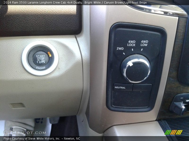 Controls of 2014 3500 Laramie Longhorn Crew Cab 4x4 Dually