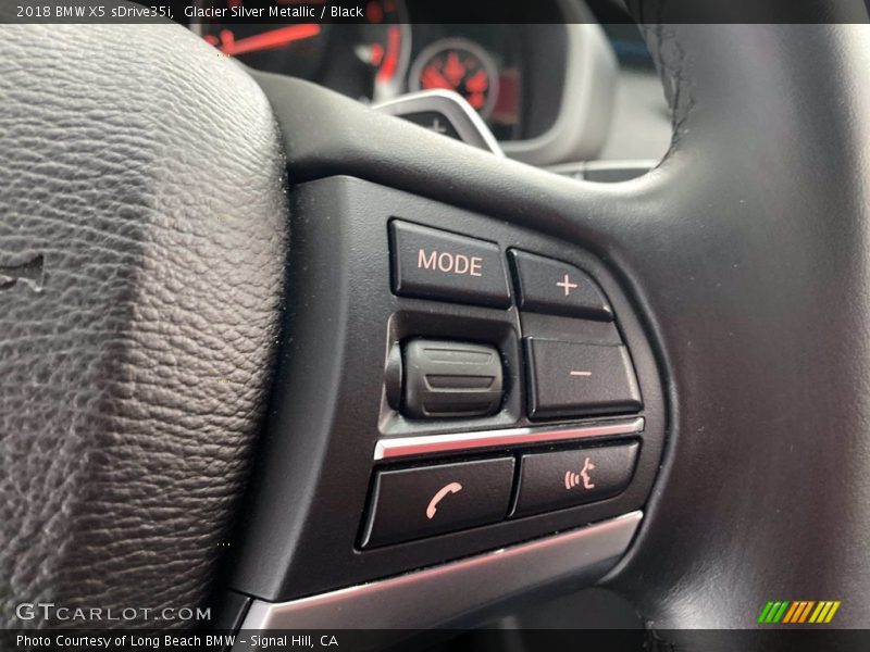 Glacier Silver Metallic / Black 2018 BMW X5 sDrive35i