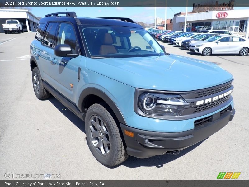 Front 3/4 View of 2021 Bronco Sport Badlands 4x4