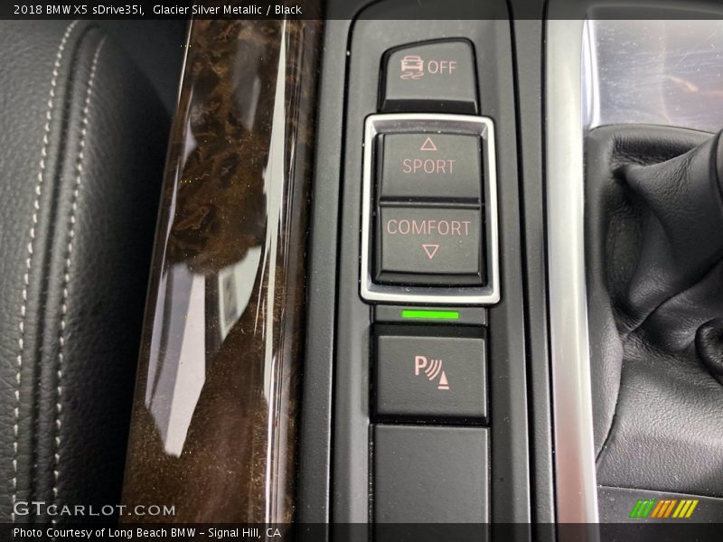 Glacier Silver Metallic / Black 2018 BMW X5 sDrive35i