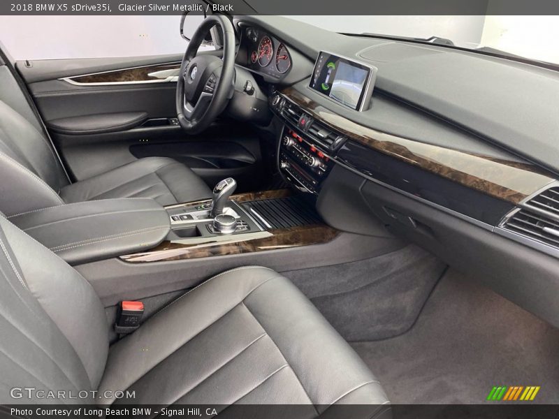 Glacier Silver Metallic / Black 2018 BMW X5 sDrive35i
