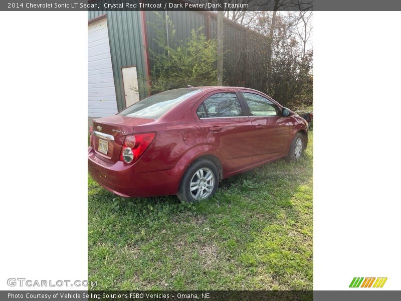 Crystal Red Tintcoat / Dark Pewter/Dark Titanium 2014 Chevrolet Sonic LT Sedan