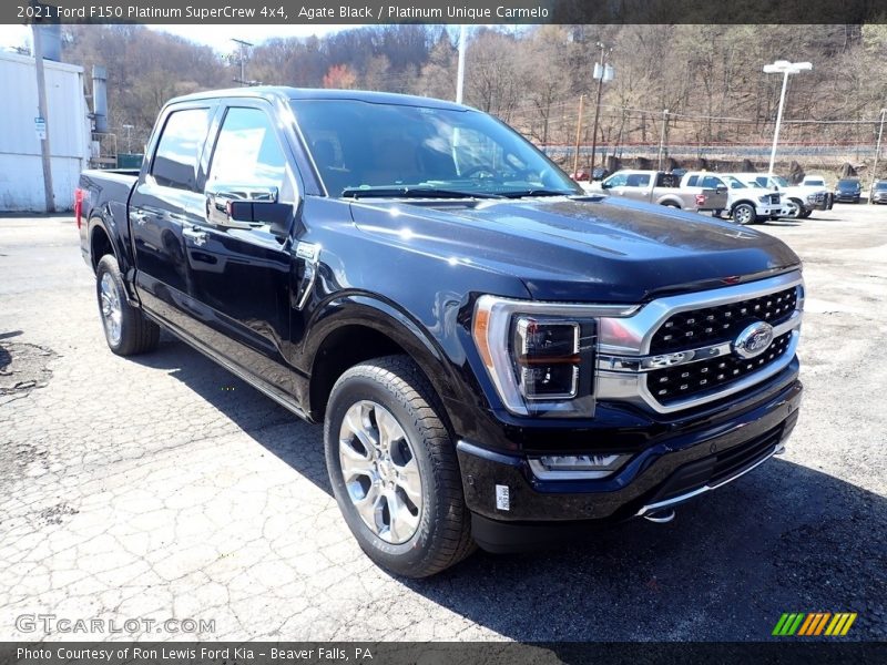 Front 3/4 View of 2021 F150 Platinum SuperCrew 4x4