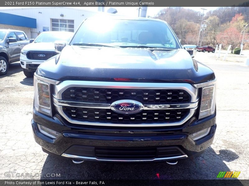 Agate Black / Platinum Unique Carmelo 2021 Ford F150 Platinum SuperCrew 4x4