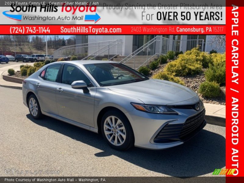 Celestial Silver Metallic / Ash 2021 Toyota Camry LE