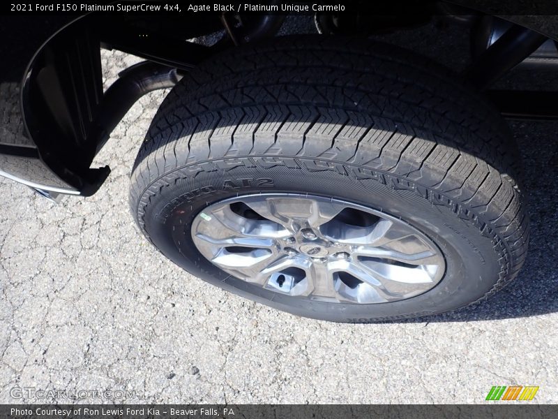 Agate Black / Platinum Unique Carmelo 2021 Ford F150 Platinum SuperCrew 4x4