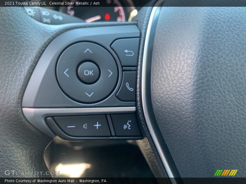 Celestial Silver Metallic / Ash 2021 Toyota Camry LE
