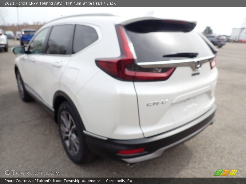 Platinum White Pearl / Black 2021 Honda CR-V Touring AWD