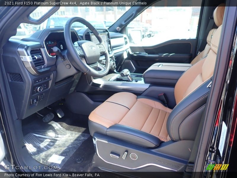  2021 F150 Platinum SuperCrew 4x4 Platinum Unique Carmelo Interior