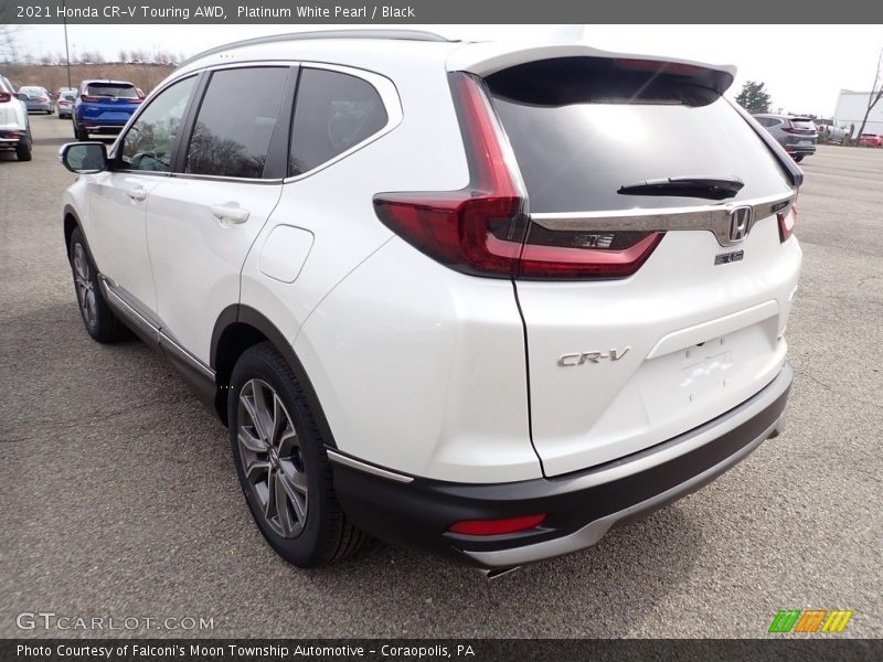 Platinum White Pearl / Black 2021 Honda CR-V Touring AWD