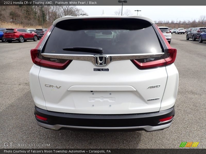 Platinum White Pearl / Black 2021 Honda CR-V Touring AWD