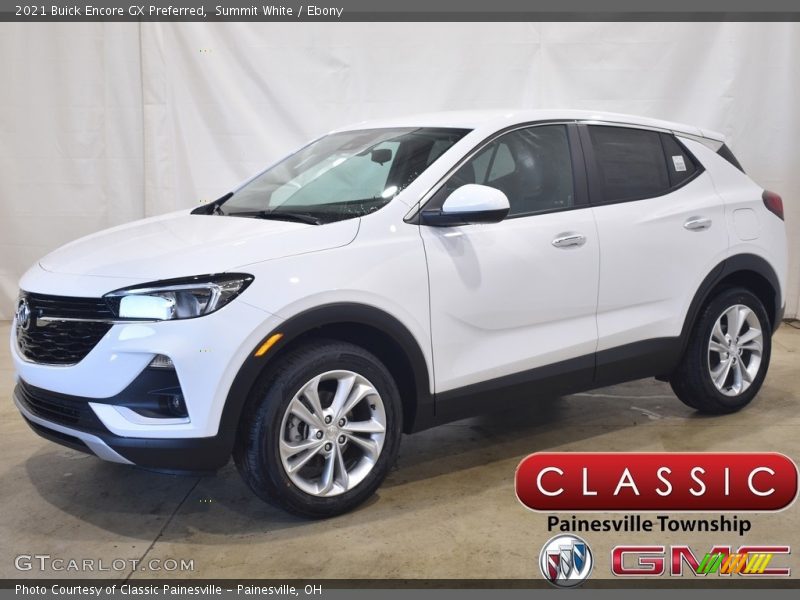 Summit White / Ebony 2021 Buick Encore GX Preferred