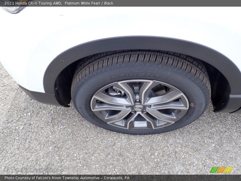 Platinum White Pearl / Black 2021 Honda CR-V Touring AWD