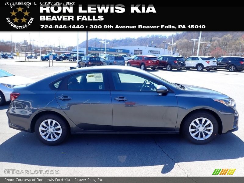 Gravity Gray / Black 2021 Kia Forte FE