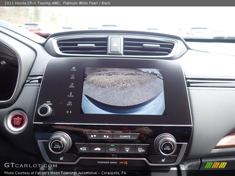Platinum White Pearl / Black 2021 Honda CR-V Touring AWD