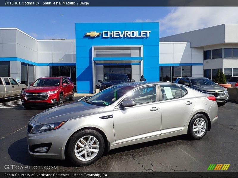 Satin Metal Metallic / Beige 2013 Kia Optima LX