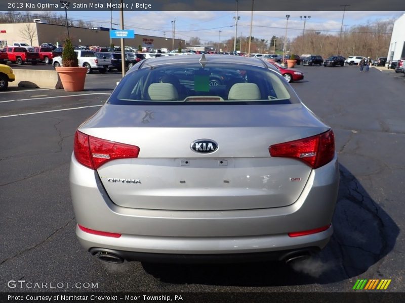 Satin Metal Metallic / Beige 2013 Kia Optima LX