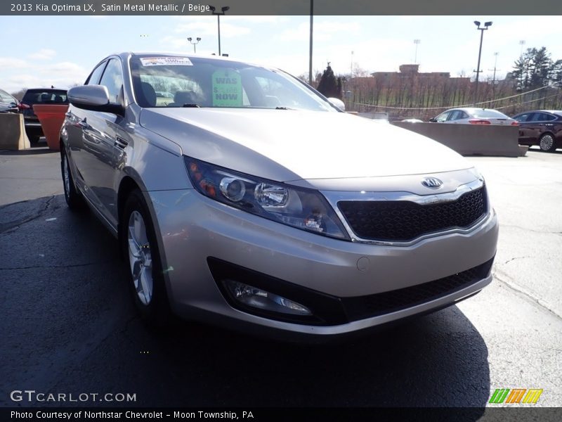 Satin Metal Metallic / Beige 2013 Kia Optima LX