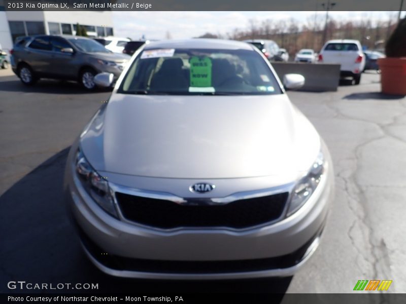 Satin Metal Metallic / Beige 2013 Kia Optima LX