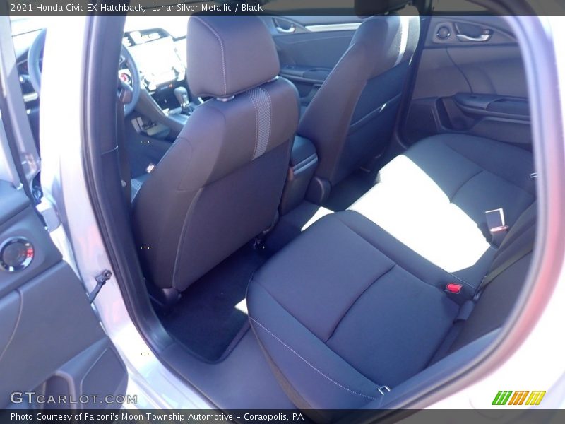 Lunar Silver Metallic / Black 2021 Honda Civic EX Hatchback