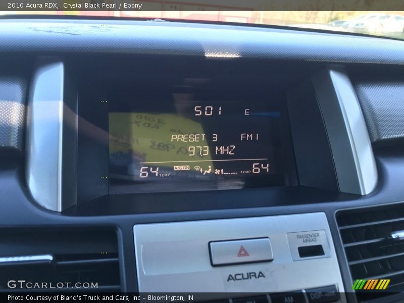 Crystal Black Pearl / Ebony 2010 Acura RDX