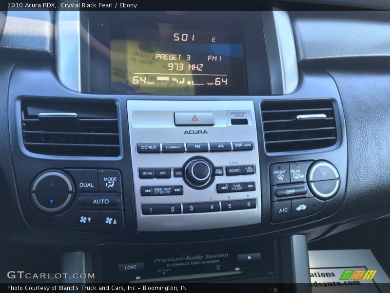 Crystal Black Pearl / Ebony 2010 Acura RDX
