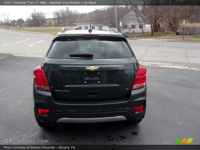 Nightfall Gray Metallic / Jet Black 2017 Chevrolet Trax LT AWD