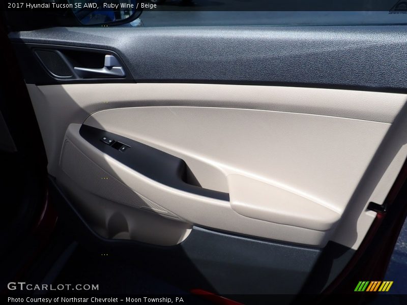 Ruby Wine / Beige 2017 Hyundai Tucson SE AWD