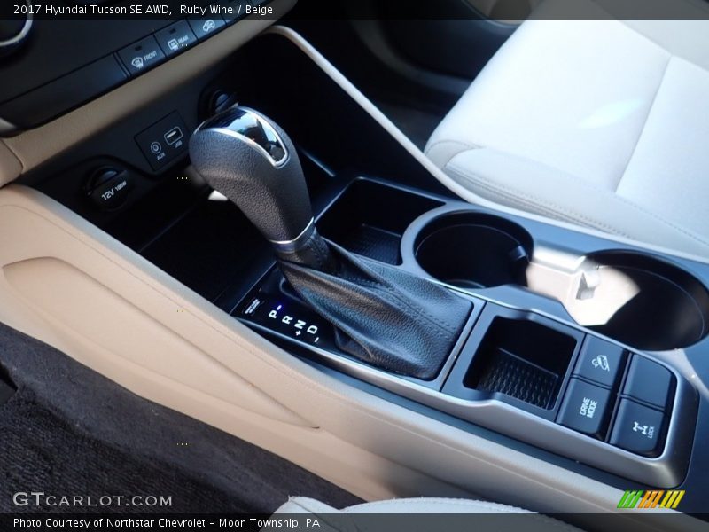 Ruby Wine / Beige 2017 Hyundai Tucson SE AWD