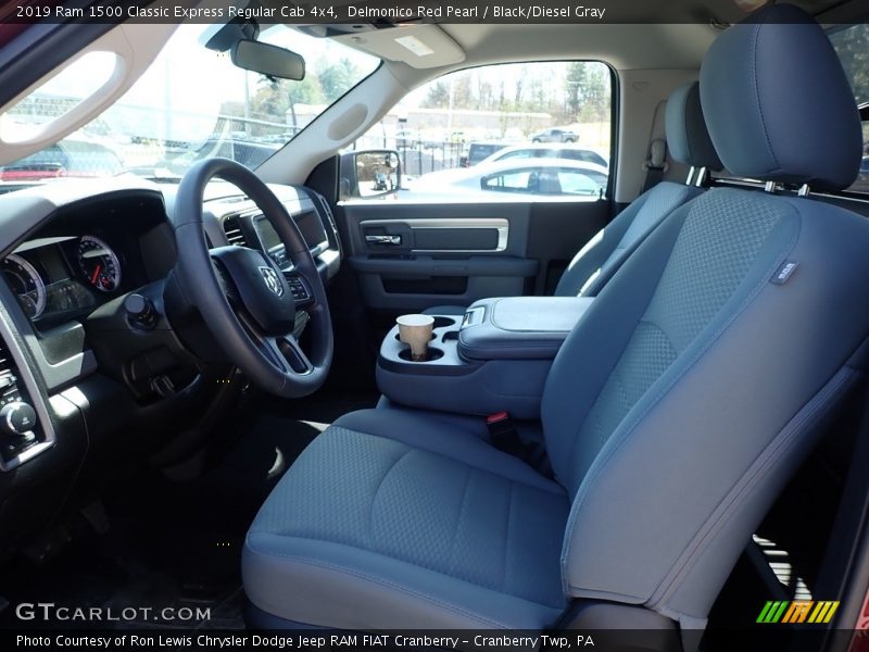 Delmonico Red Pearl / Black/Diesel Gray 2019 Ram 1500 Classic Express Regular Cab 4x4