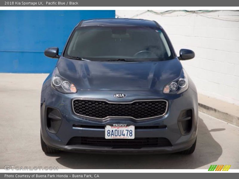 Pacific Blue / Black 2018 Kia Sportage LX
