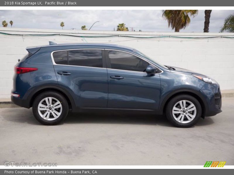 Pacific Blue / Black 2018 Kia Sportage LX