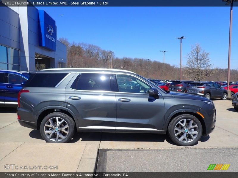 Steel Graphite / Black 2021 Hyundai Palisade Limited AWD
