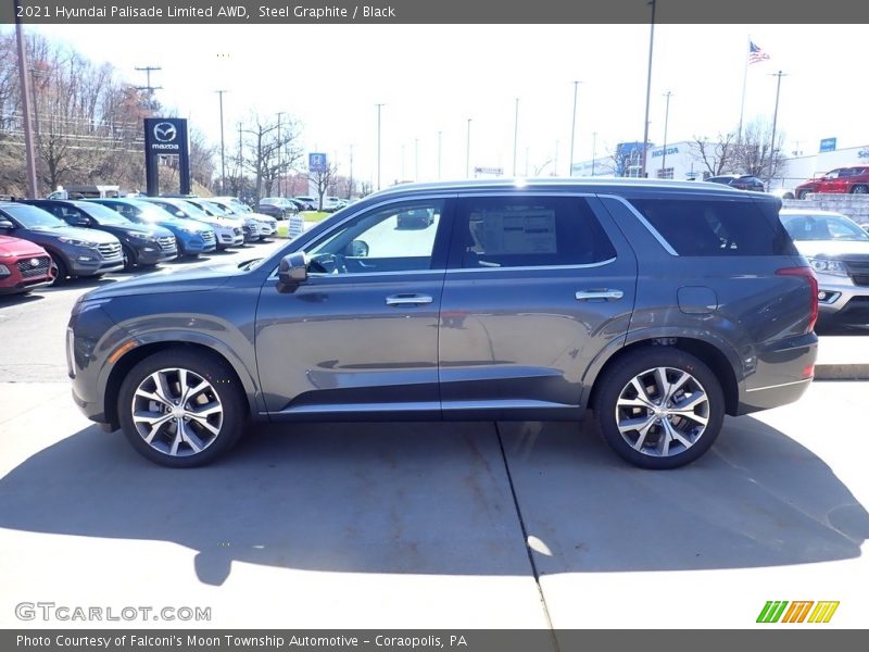 Steel Graphite / Black 2021 Hyundai Palisade Limited AWD