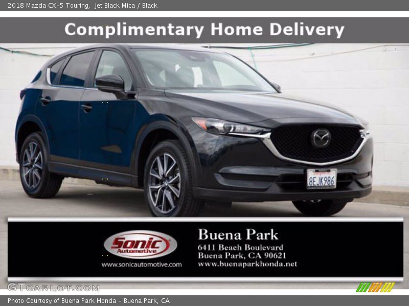Jet Black Mica / Black 2018 Mazda CX-5 Touring