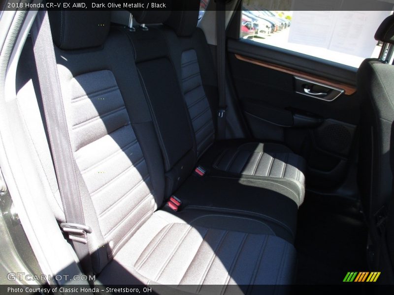 Dark Olive Metallic / Black 2018 Honda CR-V EX AWD