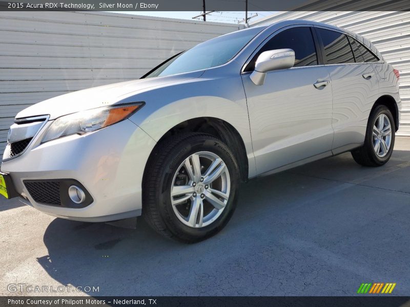 Silver Moon / Ebony 2015 Acura RDX Technology