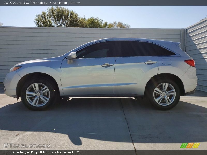 Silver Moon / Ebony 2015 Acura RDX Technology